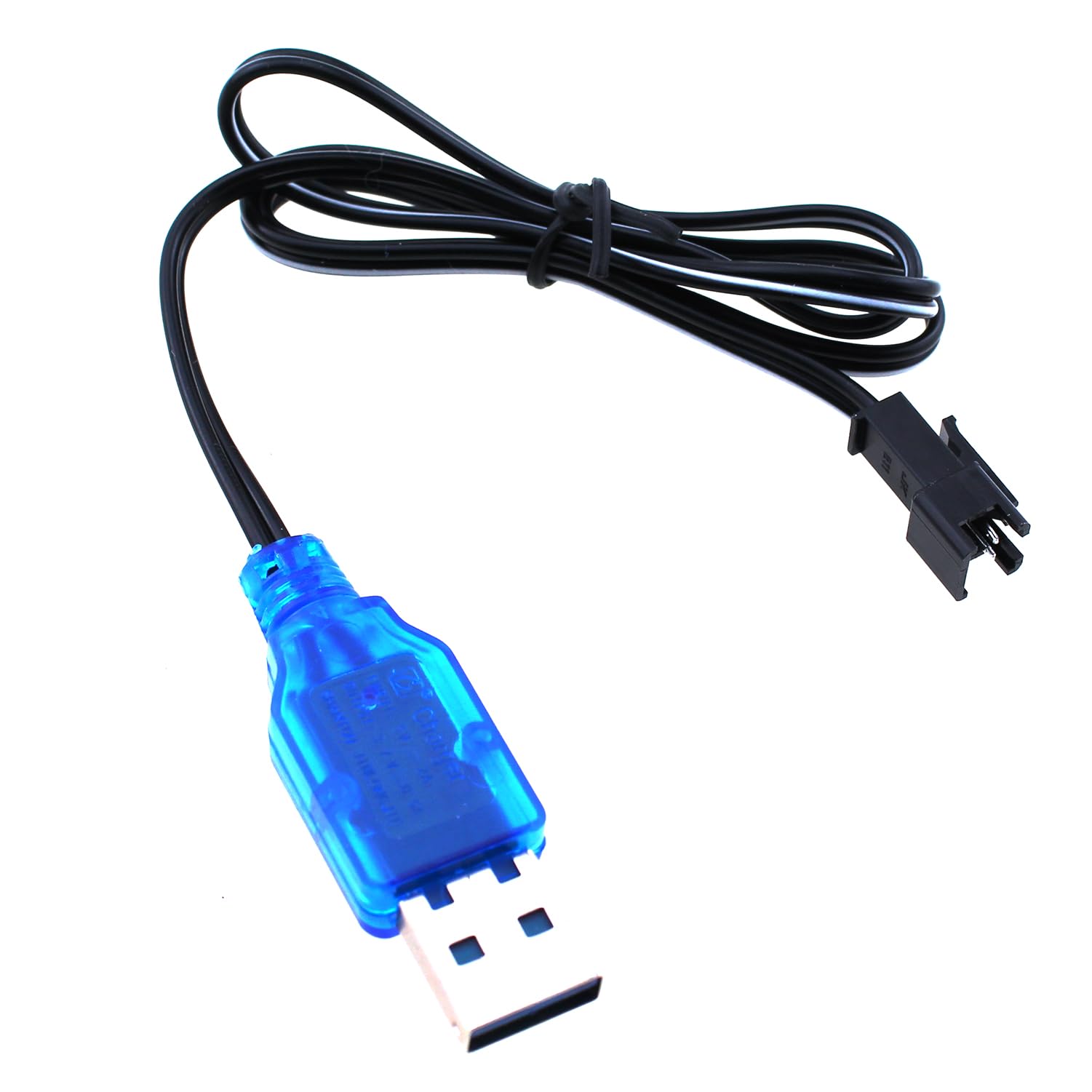 TAODAN 2PCS SM2P 3.7V Charger Cable 1S USB Battery Charger with SM-2P Connector for 3.7V RC Boat RC Truck Li-Po Battery