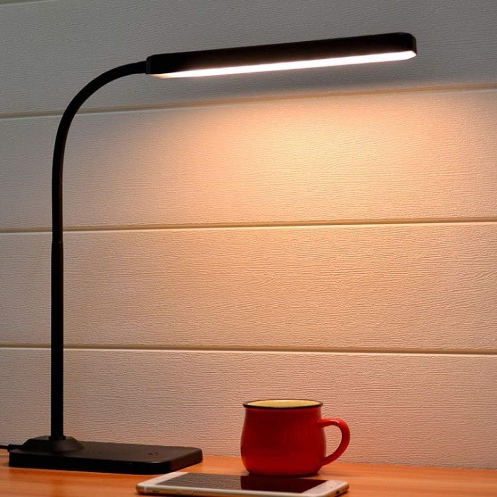no-logo WAJklj LED Desk Lamp, Eye-Caring Lamps and 3 Lighting Modes to Provide Ideal Brightness for Work, Study, Reading and Relaxation : Electronics