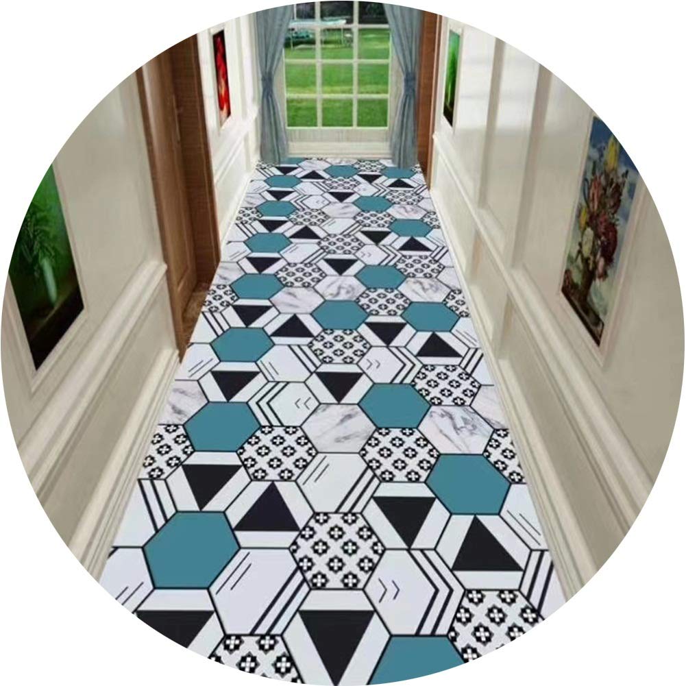 Alfombras de pasillo largo entrada felpudos moqueta corredor geométricos para escalera