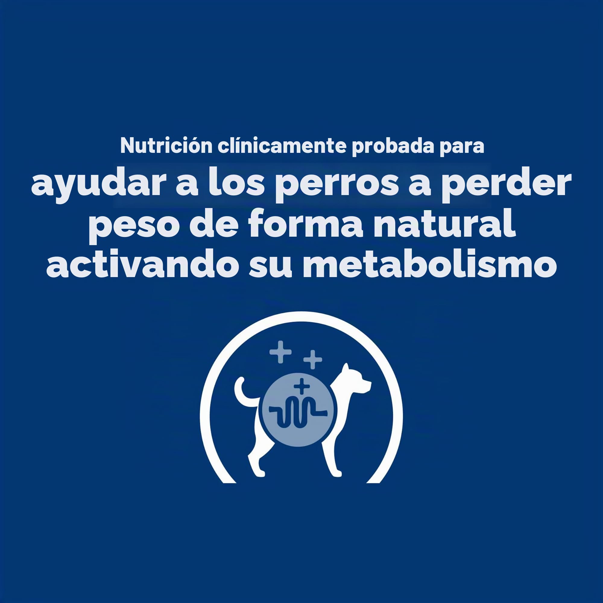 Hill's Prescription Diet Alimento seco para perros con fórmula de arroz y cordero metabólico para control de peso, dieta veterinaria, bolsa de 18 libras
