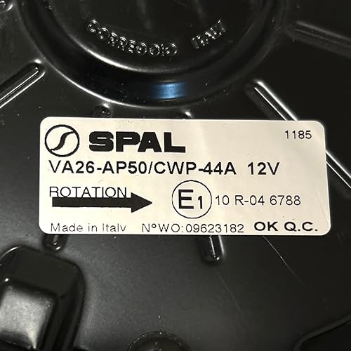 Miniatura 5 de SPAL 30101550 M 11 "extractor de ventilador de condensador de radiador 12 VOLT hoja curva de alto rendimiento 1233 cfm VA26-AP50/CWP-44A w Kit de