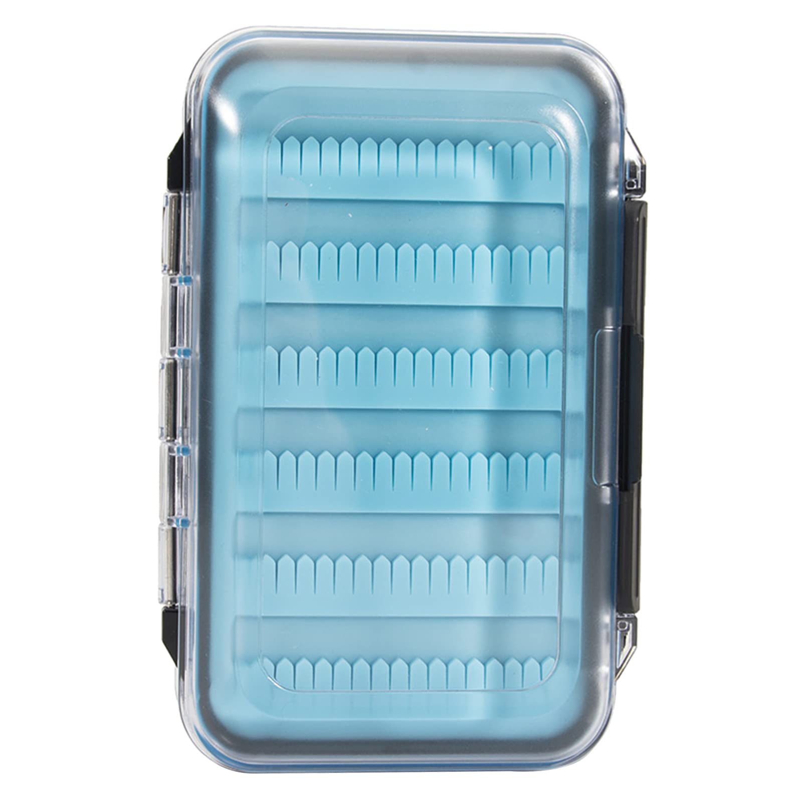 Caja de almacenamiento para señuelos de pesca con mosca ordenados