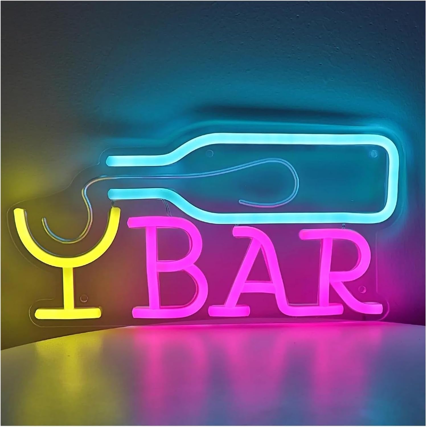 Zynther Neon lamp for Neon Sign BAR for Light for LED for Pub Party Bar Room Club Shop 29cm×14.4cm