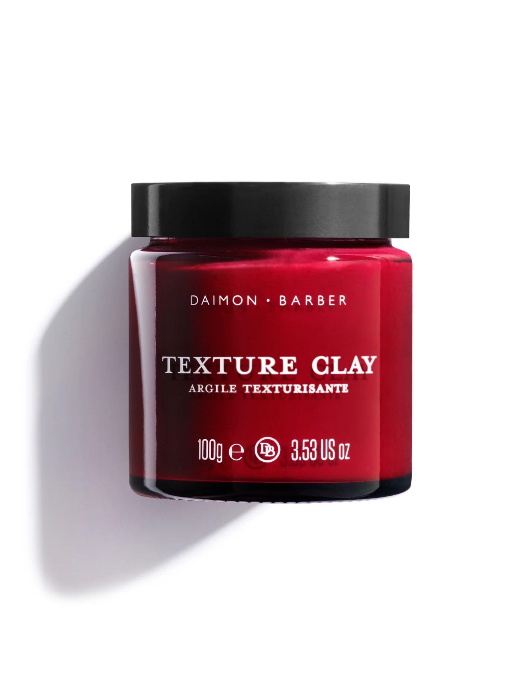 Texture Clay, Matte Finish, Strong Hold Hair Styling Clay for Men, for Short Hairstyles or Longer Natural Styles, Long Lasting and Easy to Wash Out, Fig and Frankincense Scent 100g
