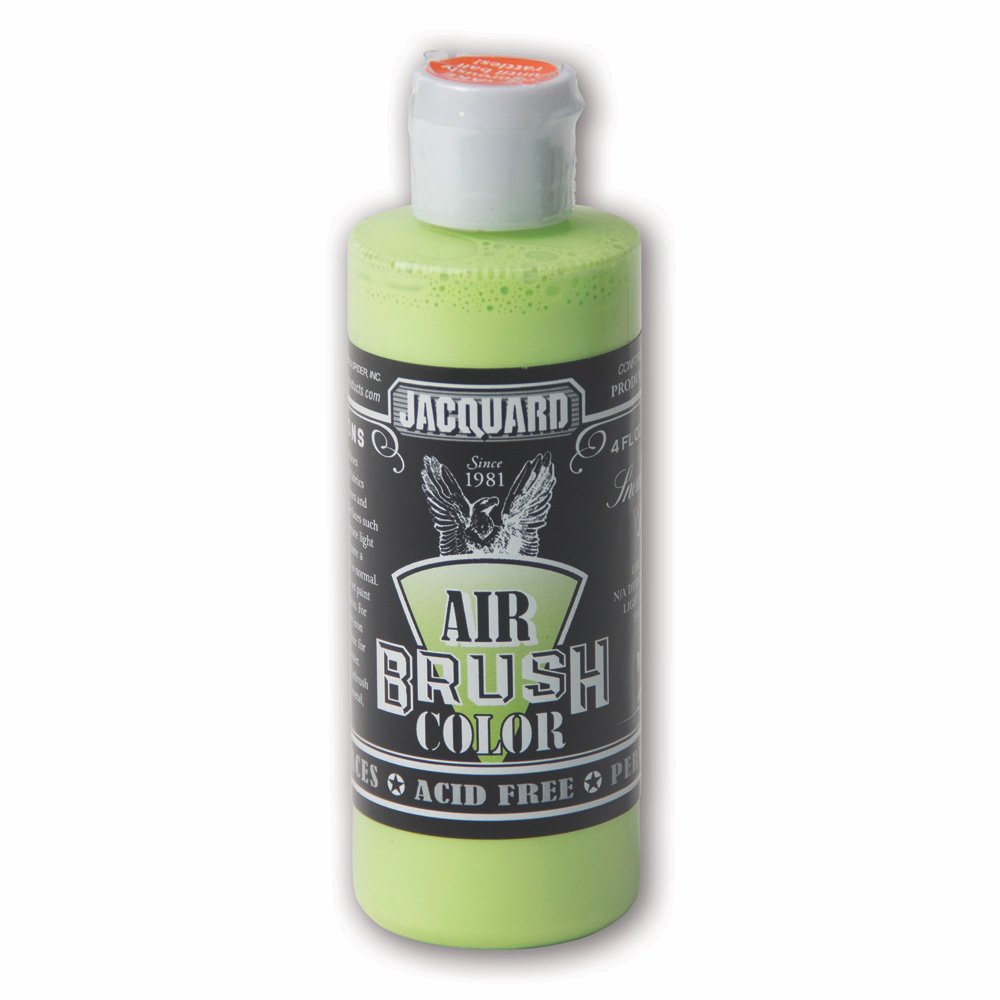 Peinture acrylique fluide pour personnaliser vos baskets avec la couleur Volt Jacquard 4oz