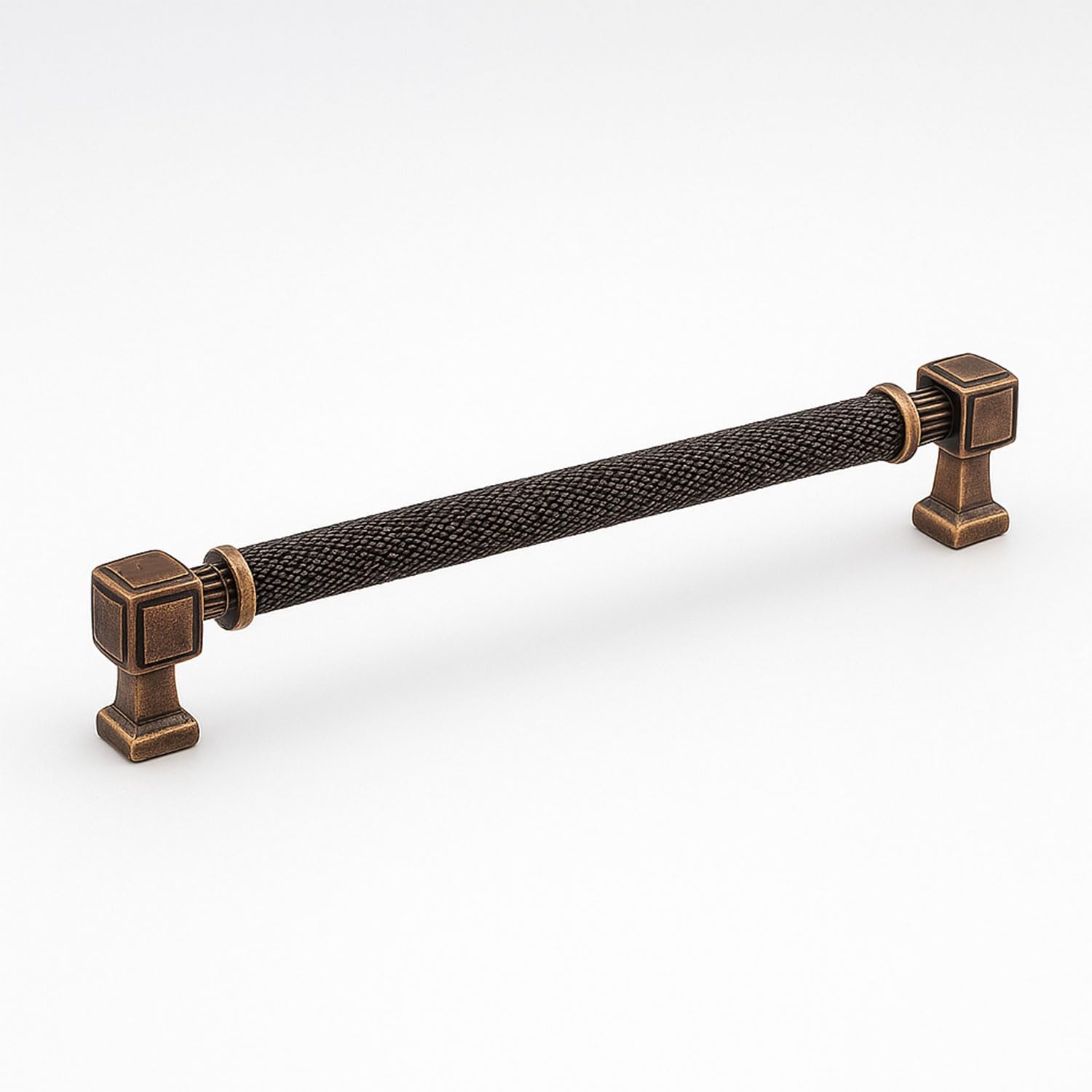 Talas 224 mm Tırtıklı Antik Bakır Metal Kulp Kapak Kulpu Dayanıklı Kulpları Mobilya Çekmece Dolap