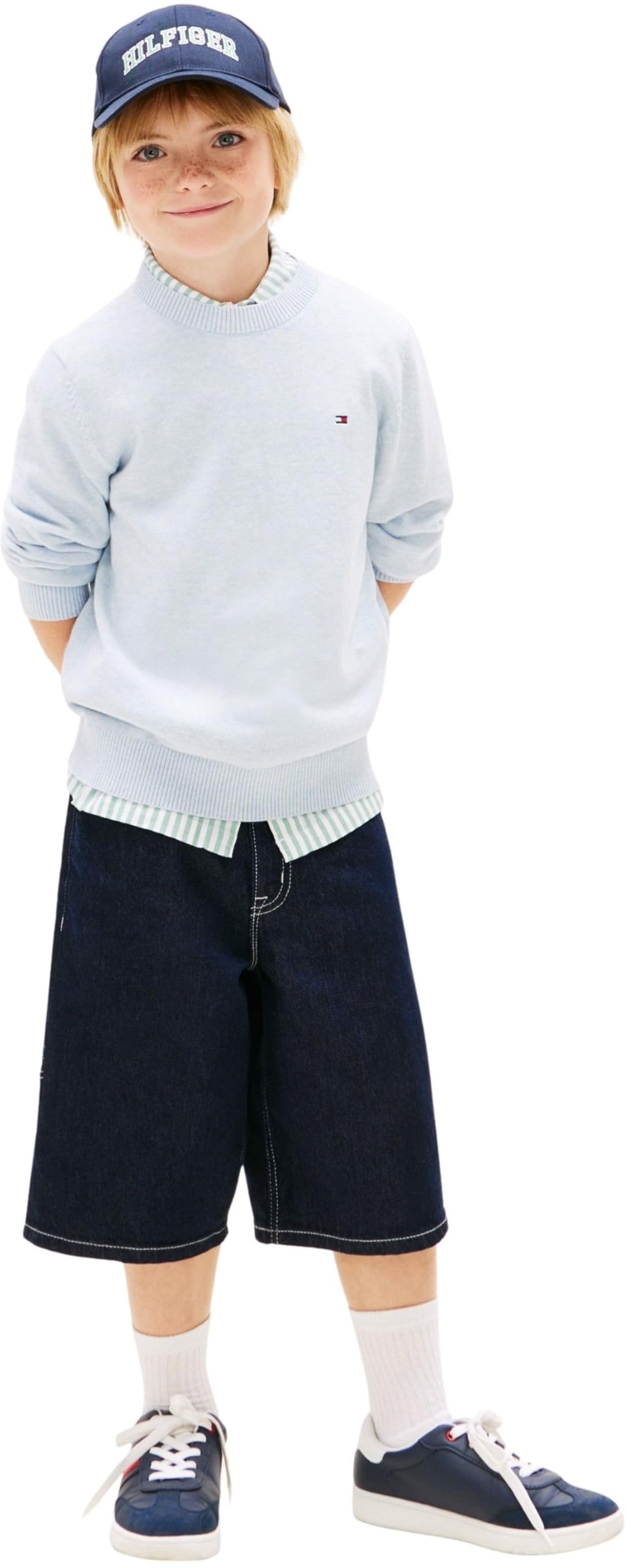Tommy Hilfiger Jungen Crew Neck Sweater Ls Kb0kb10307 Pullover (1er Pack)