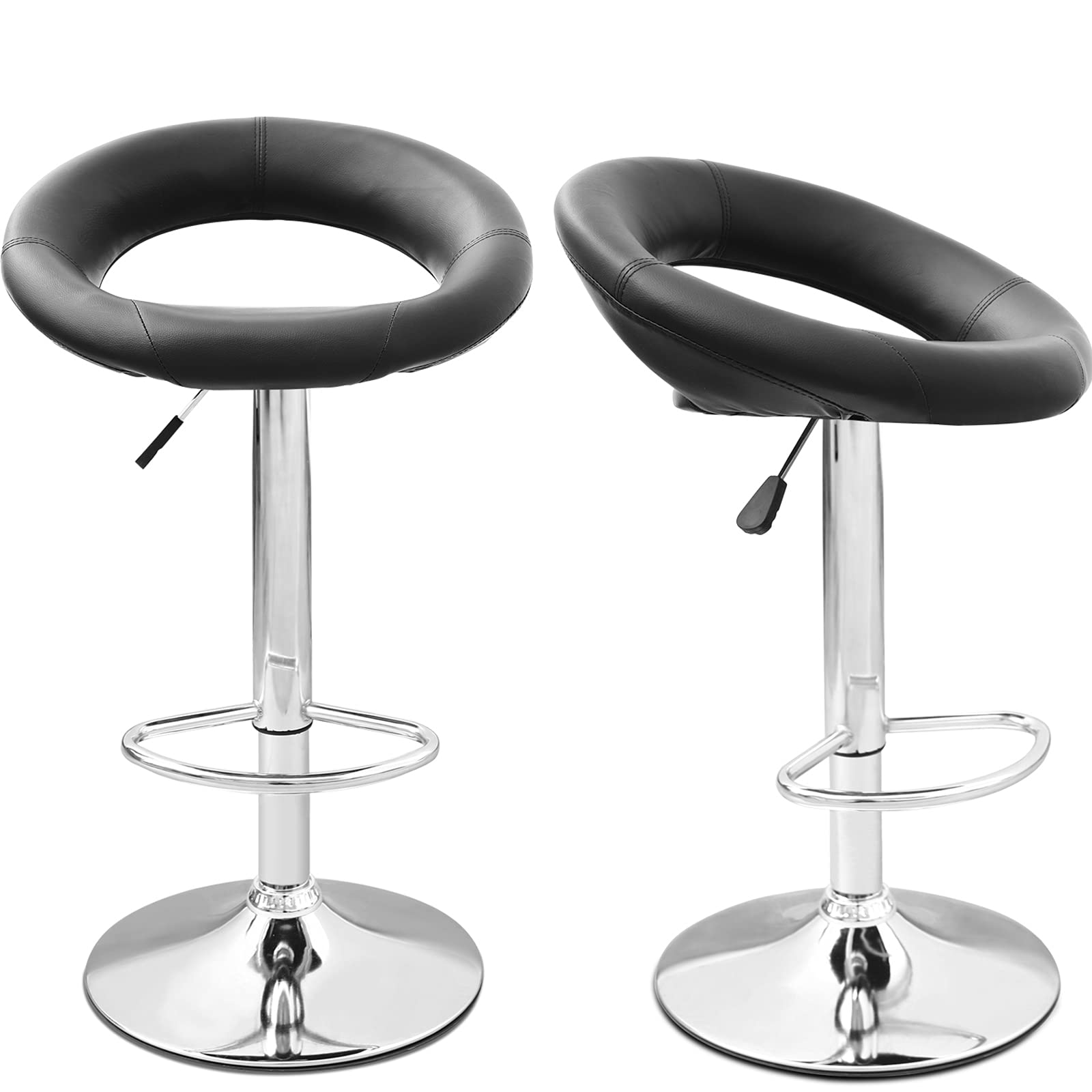 Buy SUDOO Bar Stools Set of 2, Counter Stool Height Adjustable Swivel