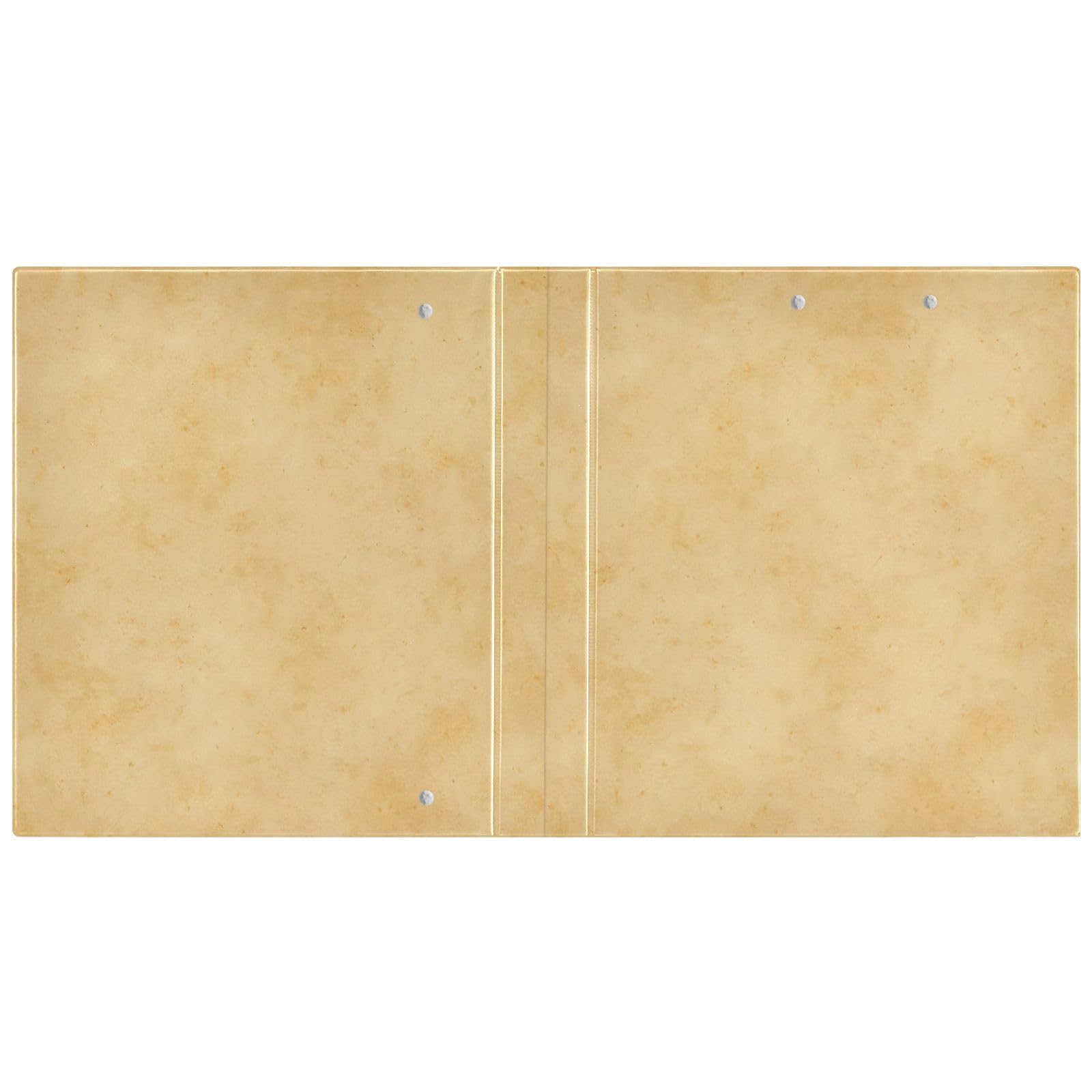 Gradients - Carpeta vintage de 3 anillos de 1.5 pulgadas, color beige crema, carpeta de anillos en D, paquete de 2 | Con portapapeles y bolsillos, para escuela, universidad, oficina