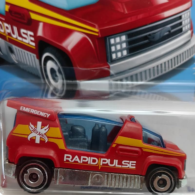 Image of Hot Wheels Let's Race Netlix Rapid Purse HW First Response for Ages 3 and Up (Red)