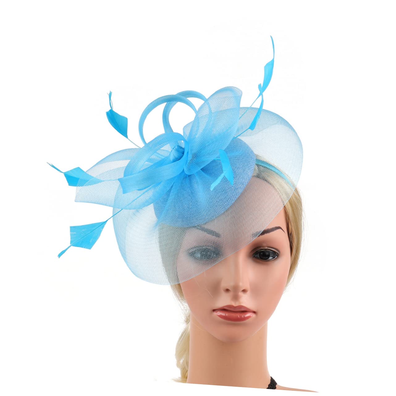 SOIMISS 3piezas Sombrero De Fascinador De Para Mujeres Diadema Elegante Para Bodas y Fiestas De Té Accesorio Vintage Para Eventos Sociales
