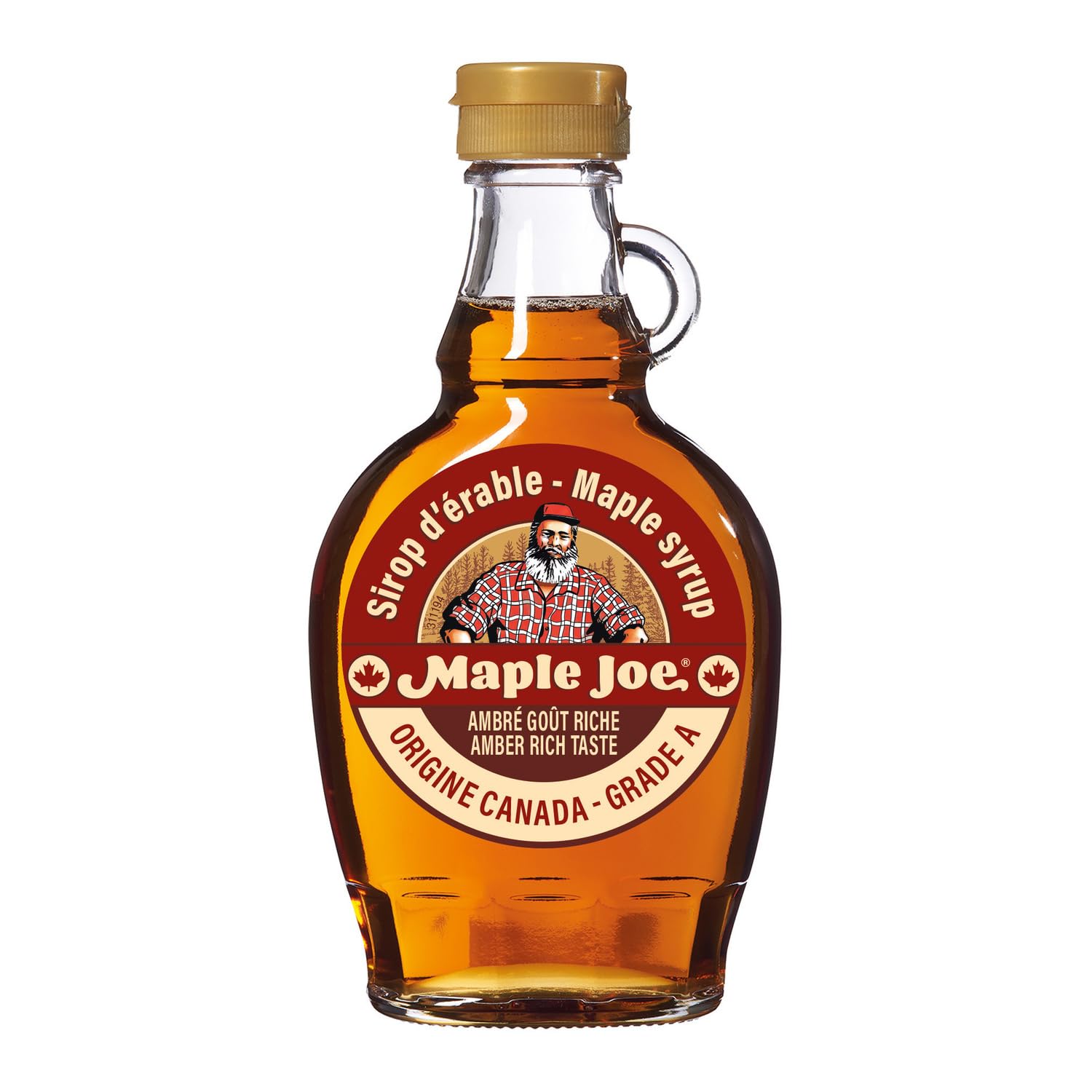 Sublimez vos petits-déjeuners avec un sirop d'érable ambre au goût riche et caramélisé — MAPLE JOE — Pot de 250g - Lot de 3