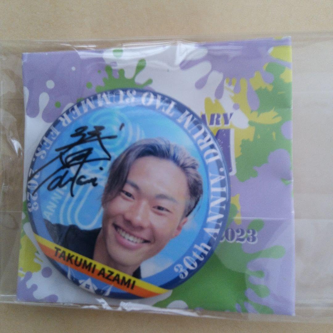 DRUM TAO 浅見拓海 缶バッジ ※説明必読 DRUM TAO 浅見拓海 缶バッジ ※