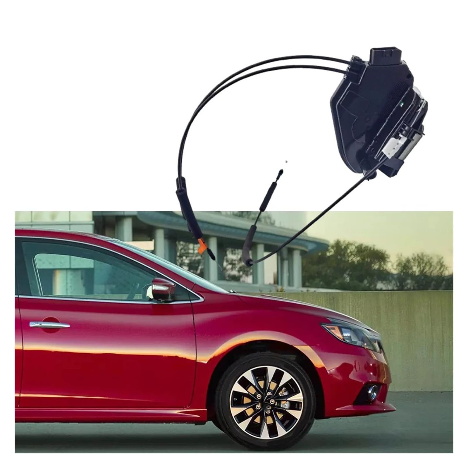 Für Nissan Für Sentra Für Limousine L4 1.6L .8L 2013-2019 Ohne Für Smart Key Türschloss Latch Actuator Vorne Hinten Links Rechts Türschloss Stellantrieb(Front Left 6pins)