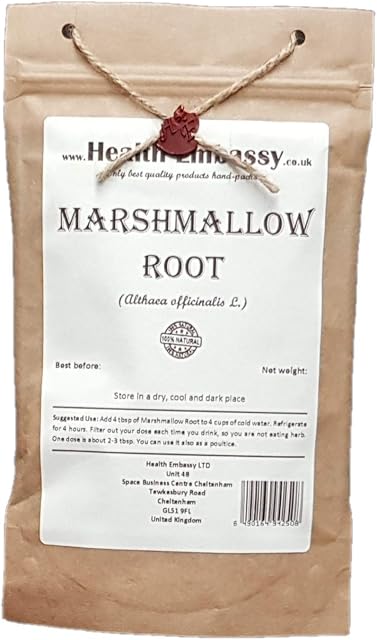 Health Embassy Marshmallow Root (Althea Officinalis L. - Altheae Radix), 50g