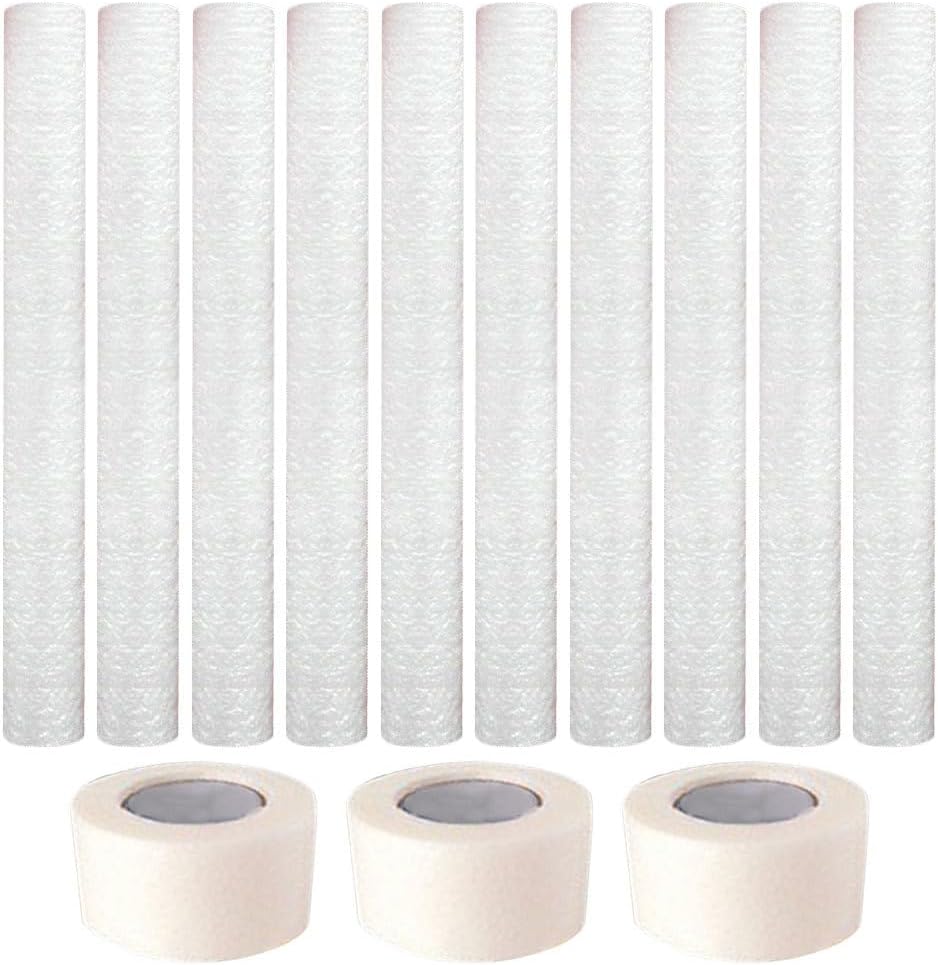 FRCOLOR 10Pcs Dog Ear Stand Fixed Support Tools Tape Ear Support Tool Ear Stand up Support Dog Ear Standing Tool Dog Accessory Pet Dog Supply Dog Ear Correct Fixed Rod Foam Dedicated White