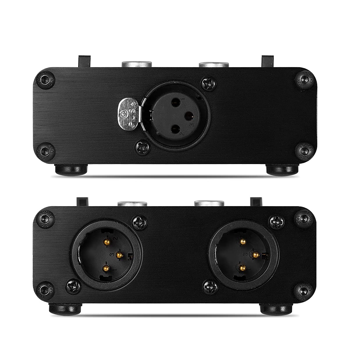 Nobsound Mini Répartiteur Audio Stéréo 2 Voies XLR A/B Passif et Mixeur (1 Entrée et 2 Sorties)