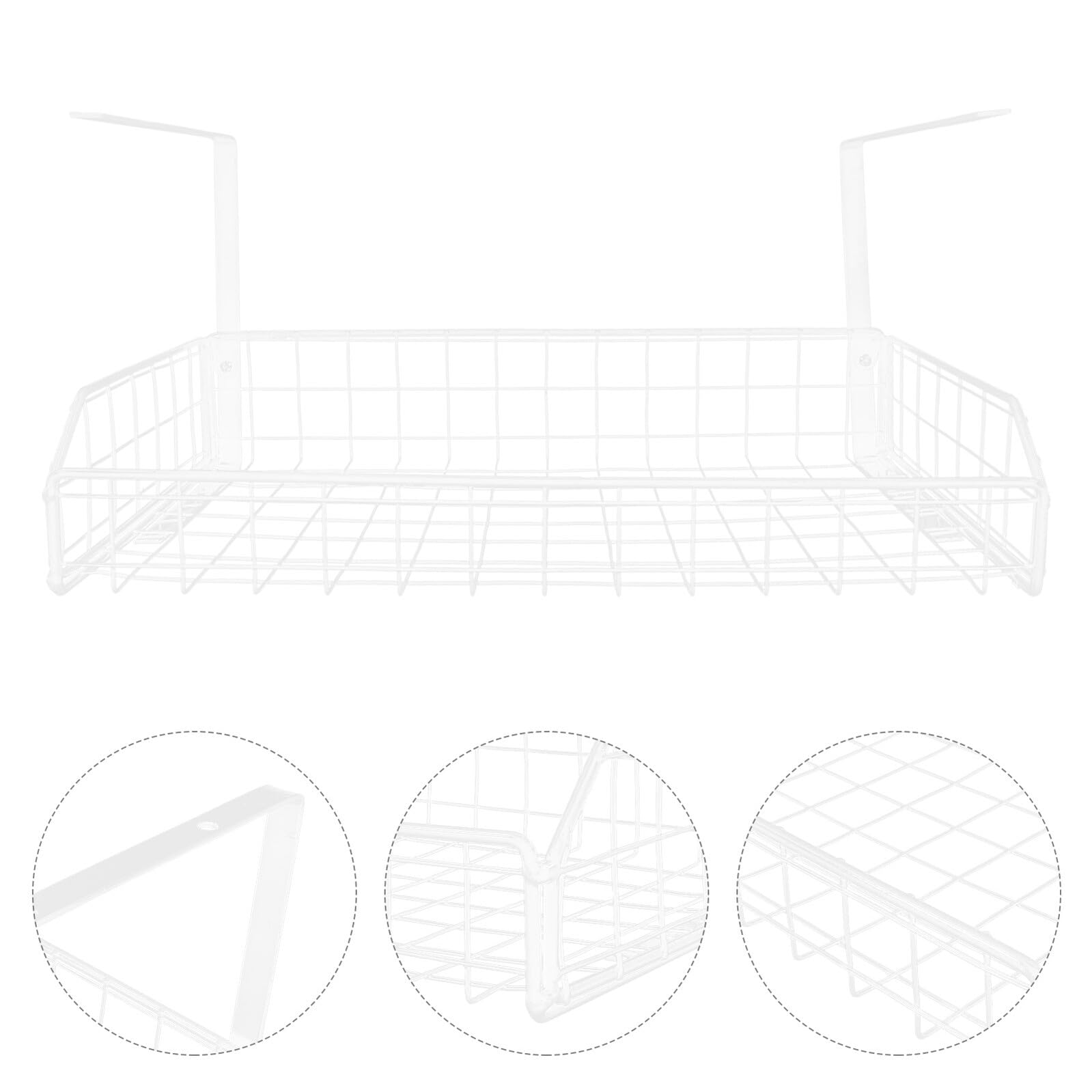 Homoyoyo Organisateur de Câbles pour Bureau en Fer Blanc Plateau Bureau Stabilité Réutilisable pour Gestion de Câbles en Office