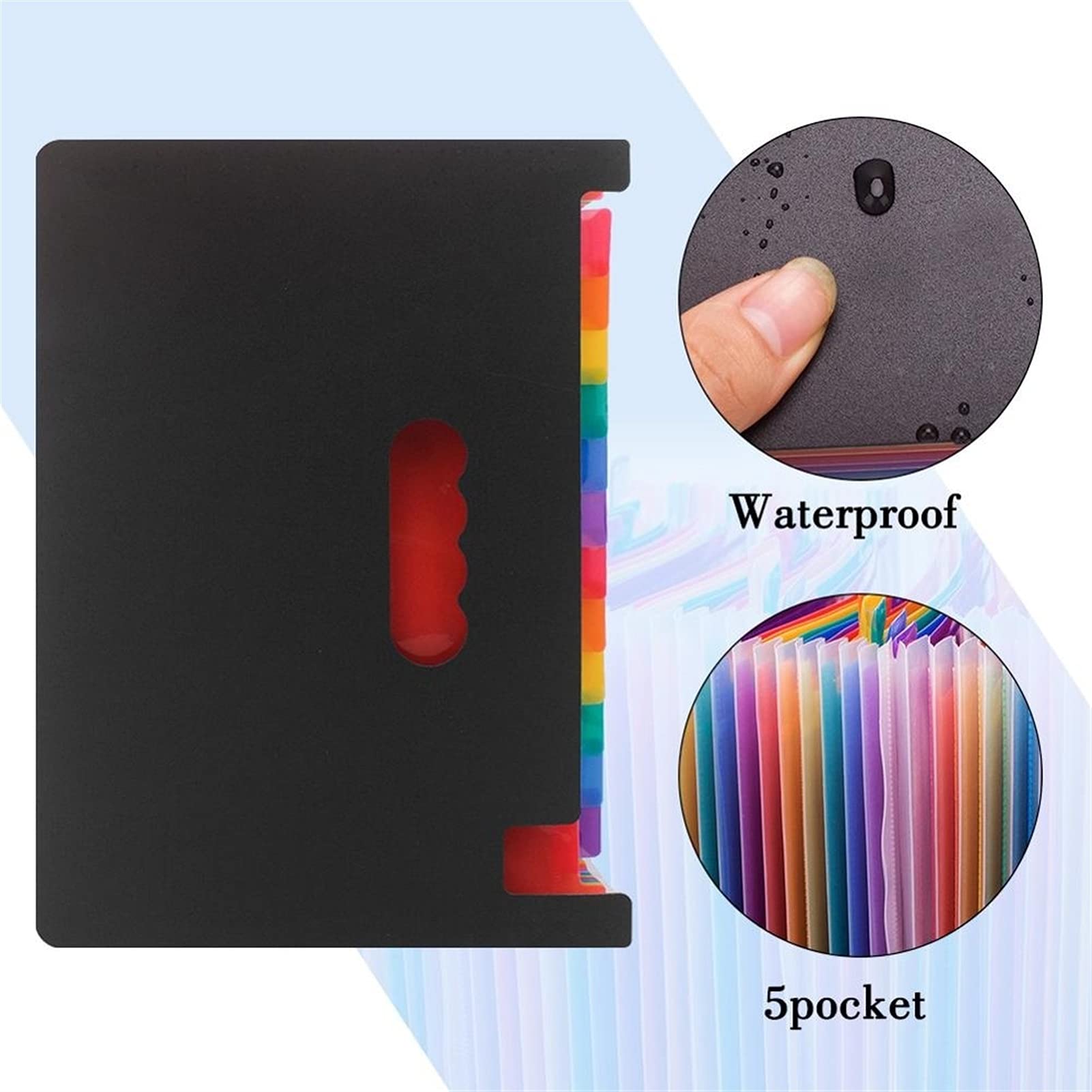 Erweitern des Dateiordners A4 Large Plastic Expandable File Organizers Stehender Akkordeonordner für das Dokumentengeschäft (Size : 37 Layer)