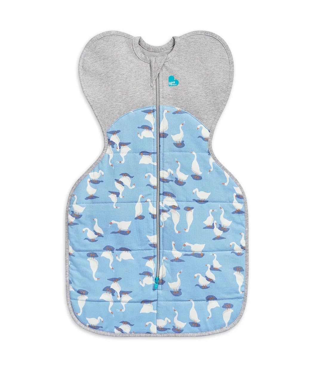 Love to Dream Swaddle, Baby Sleep Sack, Swaddle UP Self-Soothing Swaddles for Newborns, Improves Sleep, Snug Fit Helps Calm Startle Reflex, New Born Essentials for Baby, Blue Silly Goose, Medium Love to Dream Swaddle, Baby Sleep Sack, Swaddle UP Self-Soothing Swaddles for Newborns, Improves Sleep, Snug Fit Helps Calm Startle Reflex, New Born Essentials for Baby, Blue Silly Goose, Medium