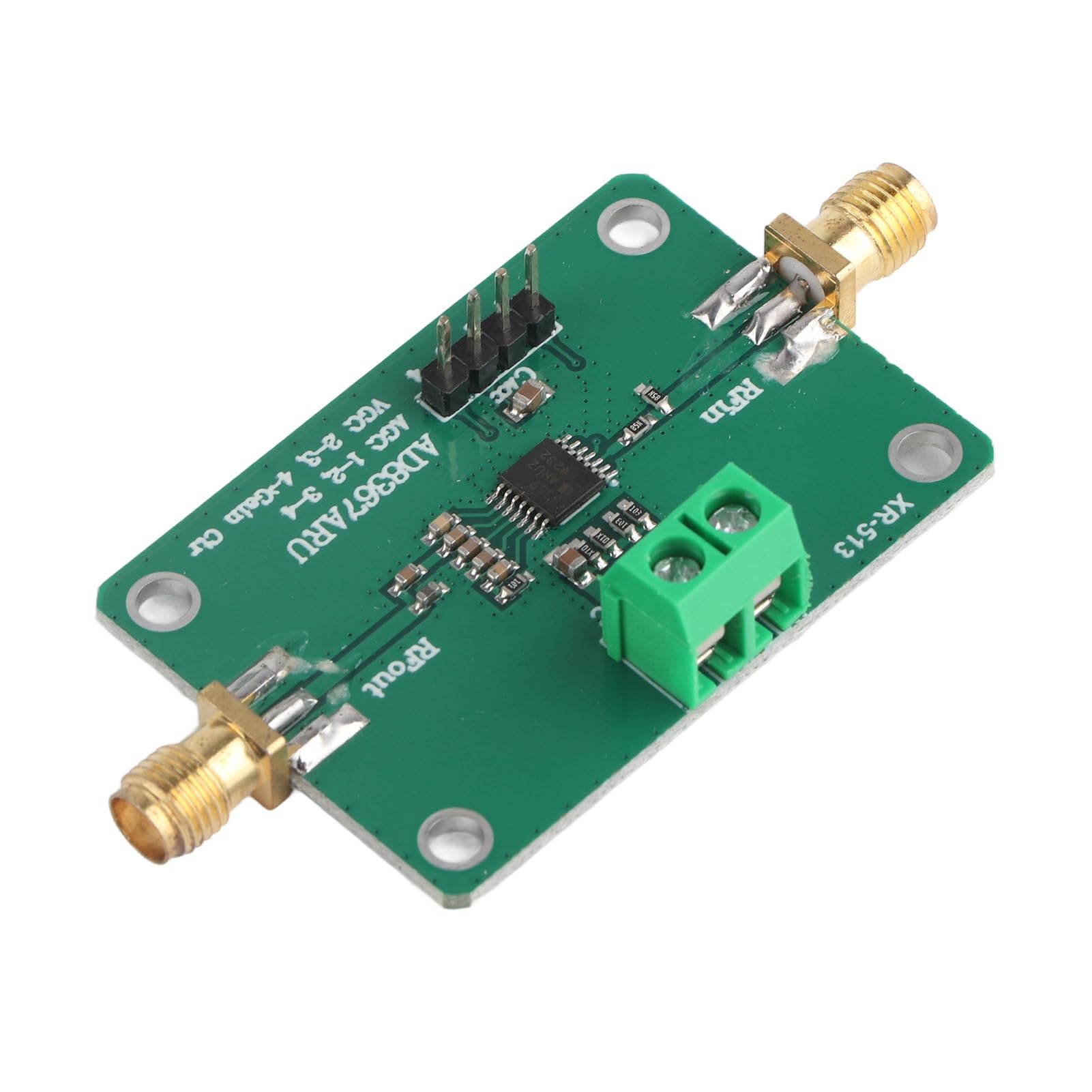 Fdit AD8367 ZF-Verstärker-Modul, 1 Kanal, 0,1-500 MHz, 35 dB Verstärkung, 5 dBm Ausgangsleistung,