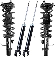 Vista 55 de Detroit Axle - Amortiguadores de muelles helicoidales RWD para Dodge Charger 2012-2020, 2012-2019 Challenger 2 Amortiguadores delanteros completos