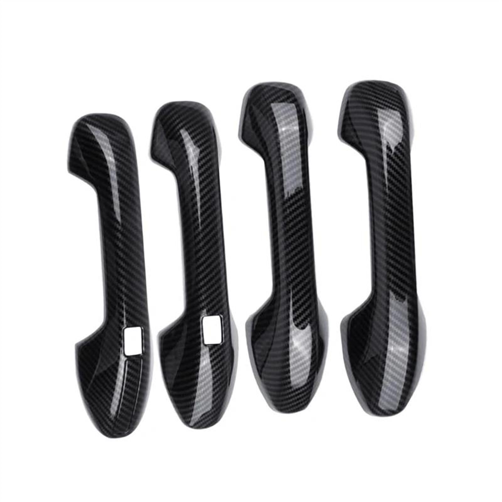 Kjhopy One Color Carbon Fiber Car Exterior Door Handle Grab Cover Trim Sticker Styling For Hyundai Palisade 2023 2022 2021 2020 Exterior Door Handle