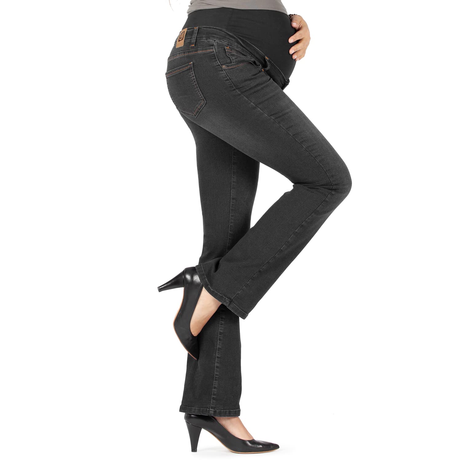 Torino Deluxe - Jean Grossesse Bootcut Bandeau Haut. Coupe Bootcut évasée rééquilibrent la Silhouette