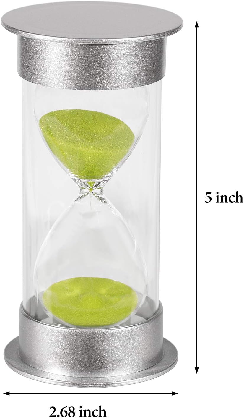 KSMA Sand Timer 15 Minutes Hourlass Timer,Colorful Sandglass Timer for Kid,Office,Kitchen,Games,Classroom,Sport