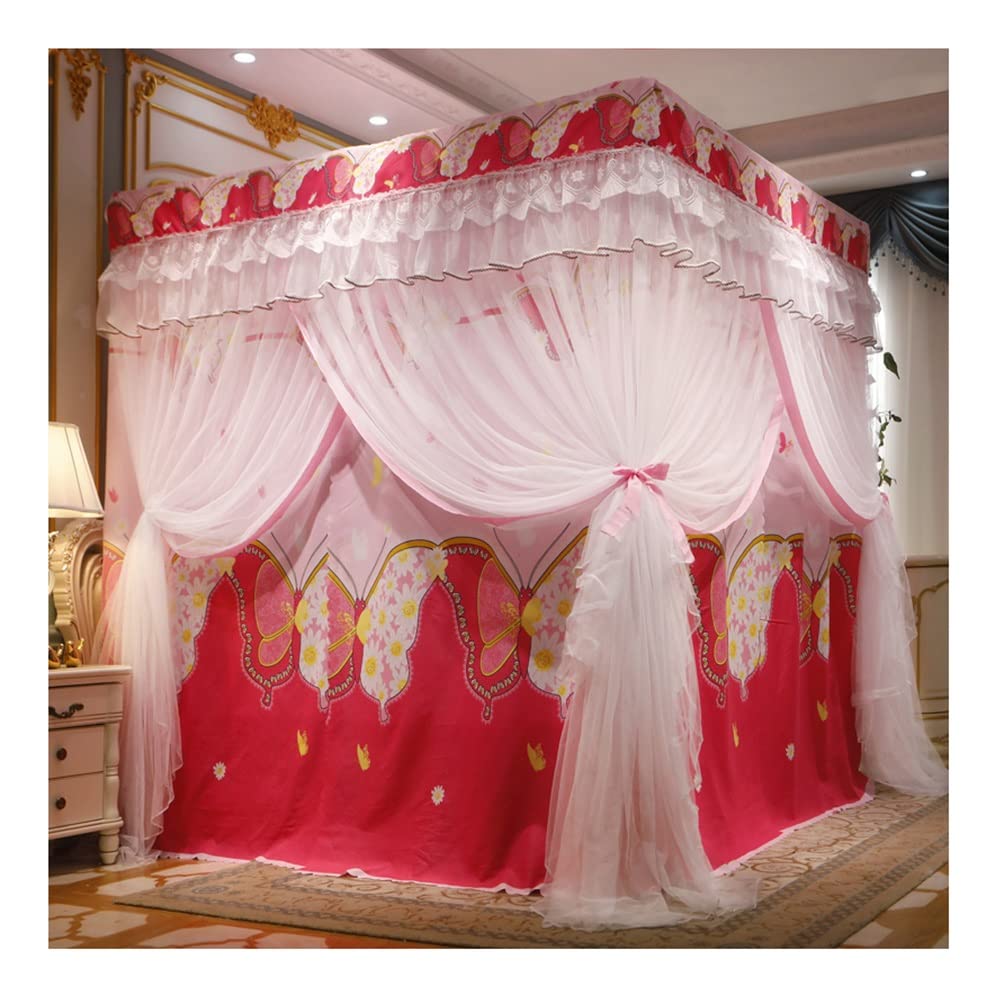 Décoration de chambre à coucher royale avec cet auvent de lit cosy