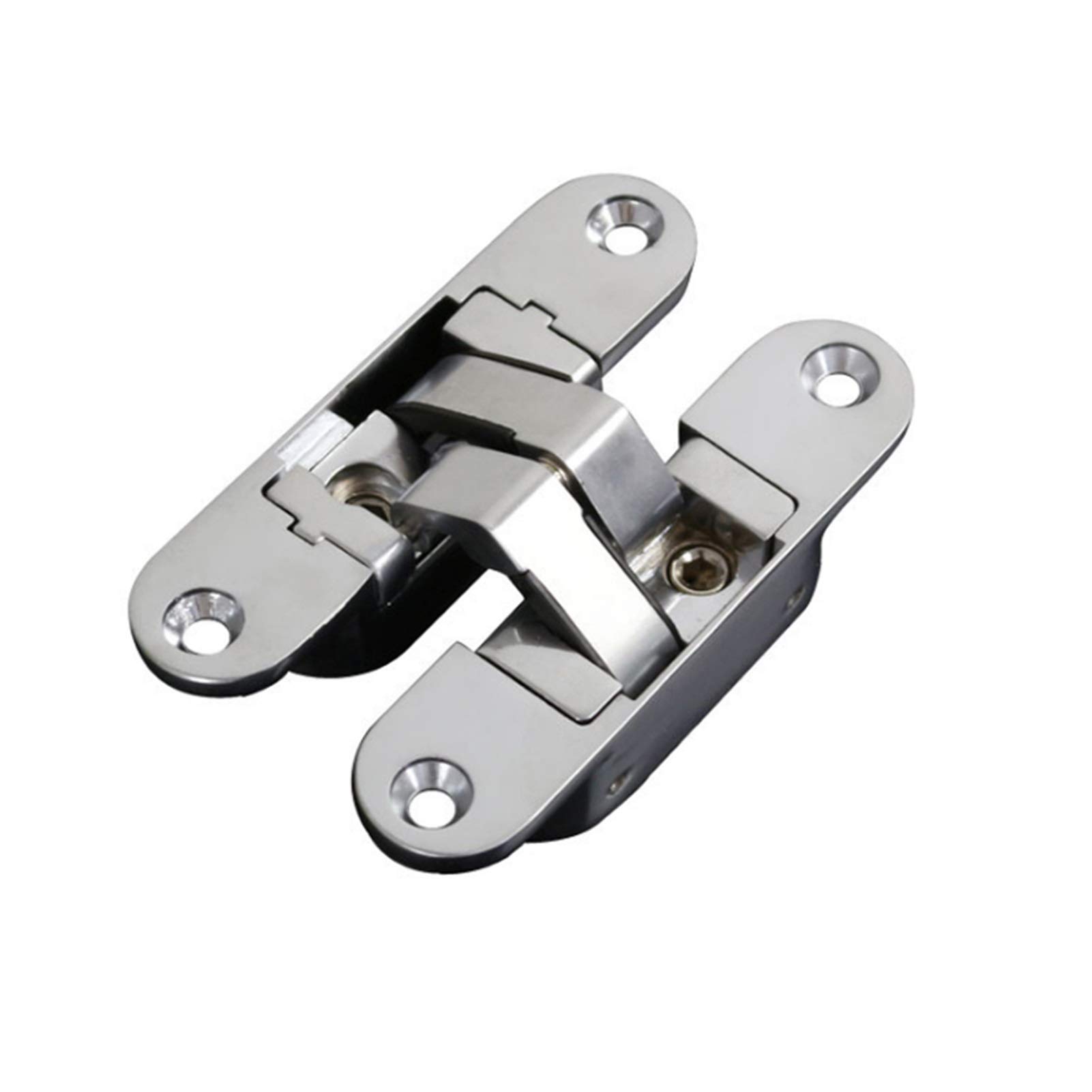Shundeed One Color Zinc Alloy Hidden Hinges Multi-Size Invisible Hidden Folding Door Hinges With Screws For Furniture Hardware(1-R)