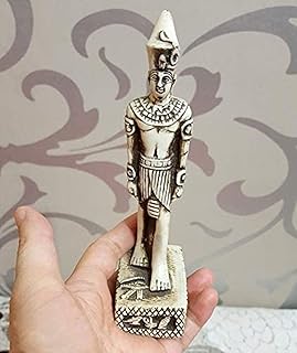 SHANGMAOYO Estatua del faraón Egipcio, Recuerdo de la Escultura del Dios Egipcio, decoración de colección de artesanía Retro de pie Estatua