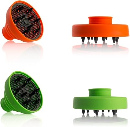 Difusor Universal Plegable de Silicona para Secador de Pelo - Modelo de Viaje