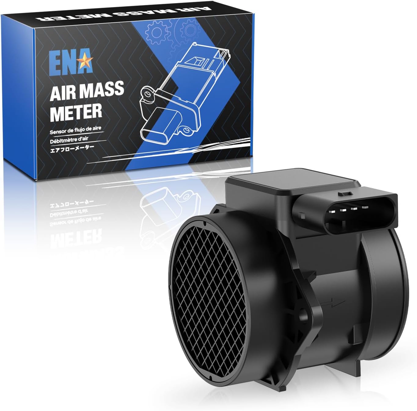 ENA Mass Air Flow Sensor Meter MAF Compatible with Hyundai Elantra Sonata Tucson Kia Optima 2003 2004 2005 2006 2007 2008 2009 2010 2015 2016 2017 Replacement for 2816423700 28164-23700 5WK96431