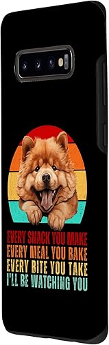 Miniatura 2 de Galaxy S10+ Funny Chow Chow Puppy Dog Mom Dad Every Snack you Make Case