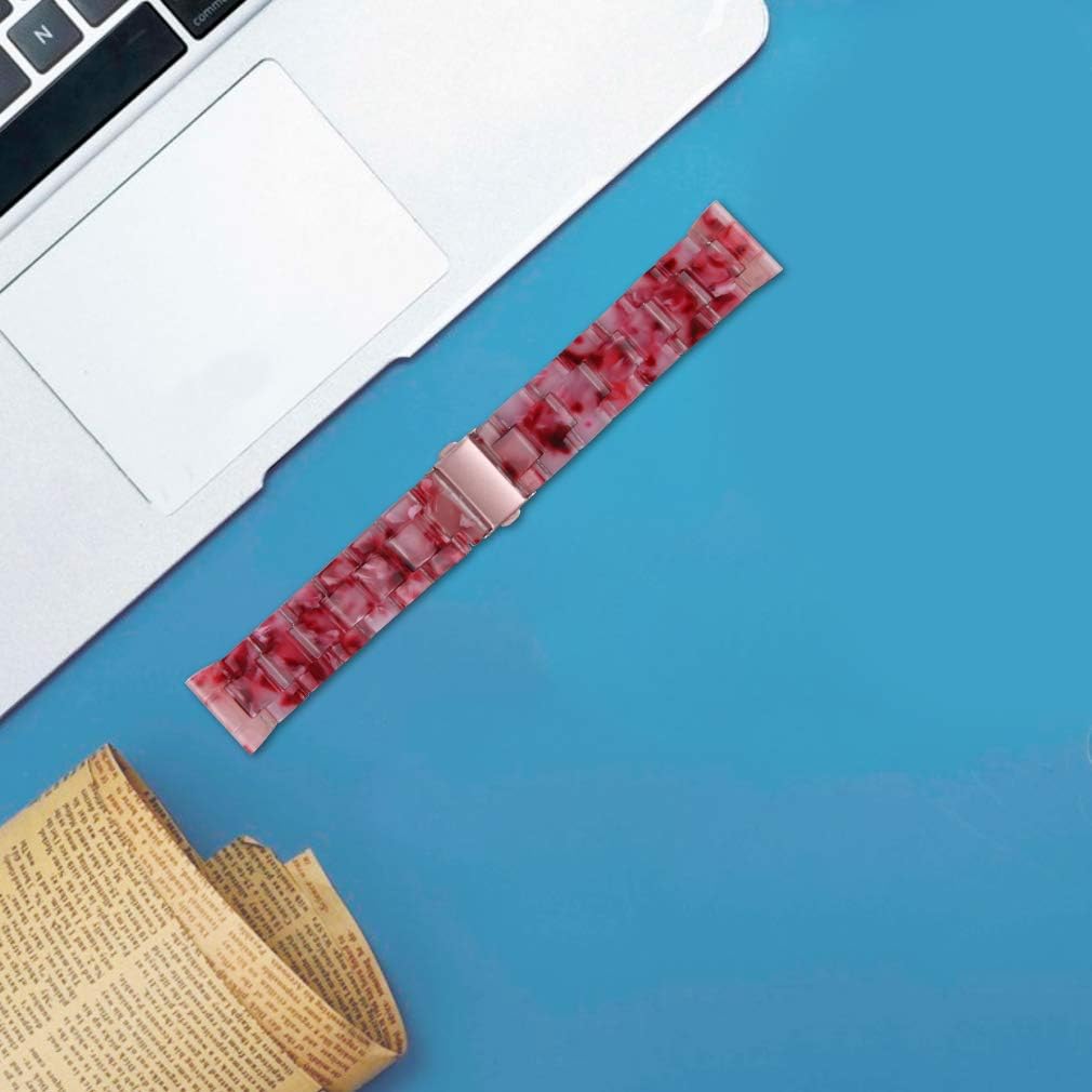 TenCloud Resin Watch Band Compatible with Kuizil T70/uaue T60 Smart Watch 1.91'' Smartwatch Accessories Band for Men Women Lightweight Wristband Bracelets