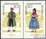 wzd149 Prophila Collection DDR (RDA) wzd149 1964 Trajes folklóricos (Sellos para los coleccionistas) Uniformes / Trajes