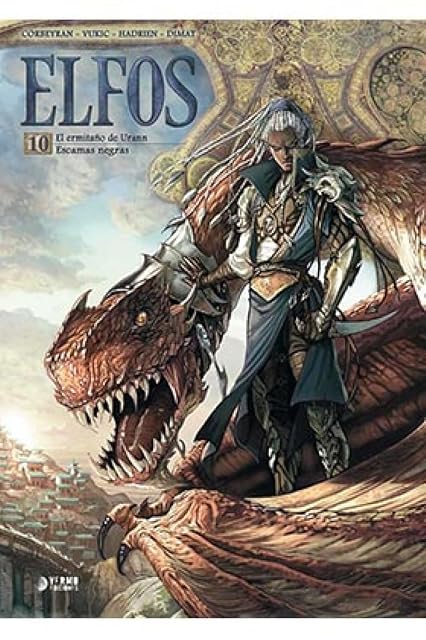 Portada de Elfos 10. El Ermitaño del Urann/escamas Negras