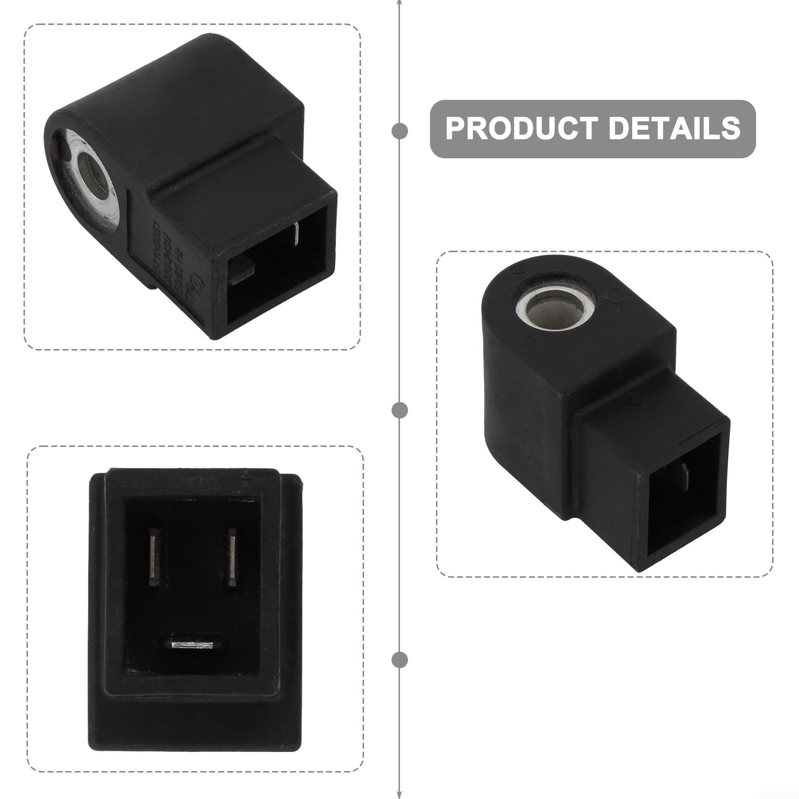 240 V Kraftstoffpumpen-Magnetspule, kompatibel mit 071N0051, Metallkonstruktion für Automobil- und Industrieanwendungen, einfache Installation, Schwarz, 5 x 3 x 2 cm