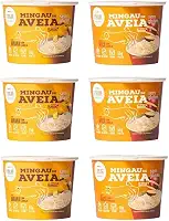 Mingau de Aveia Banana com Canela Sem Glúten, Sem Leite e Vegano - 06 UNIDADES (pronto em 05 minutos)