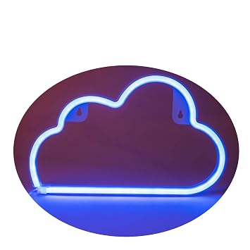 Buy Neon Sign Cloud Neon Signs For Wall Decor Room Decor For Bedroom Aesthetic Bedroom Wall Decor Aesthetic Room Decor Neon Lights For Bedroom Blue Light Cloud Night Light By Cefa Co