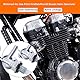 HISports Benzintank Benzinhahn Schalter 10mm Kraftstofftank-Absperrventil Kraftstoff Schalter-Kompatibel mit Motorrad Quad ATV Tasche Pit Dirt Bike Go Kart Kraftstofftankschalter