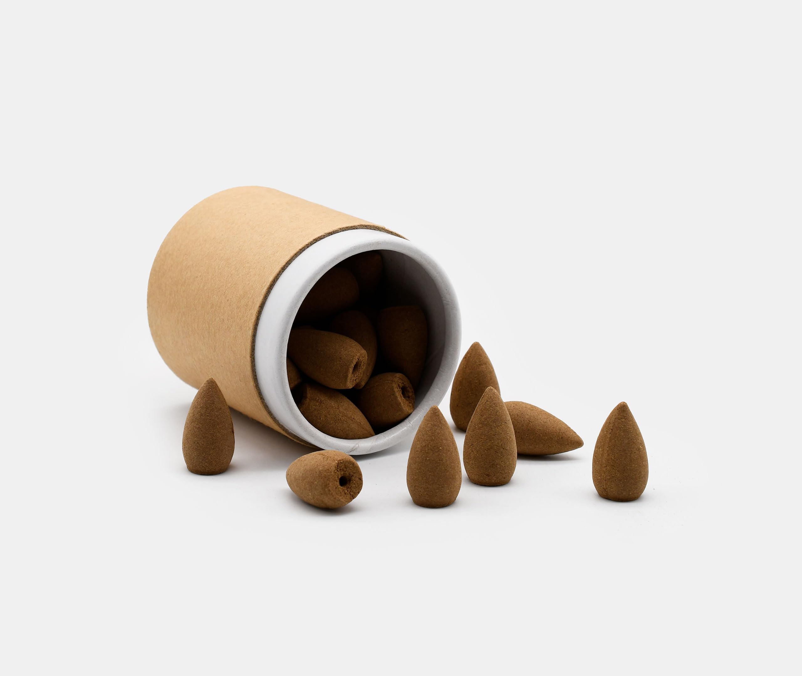 KIN - 30 coni di incenso con legno di cedro cinese, cascata naturale di alta qualità, per meditazione, aromaterapia e yoga zen minded