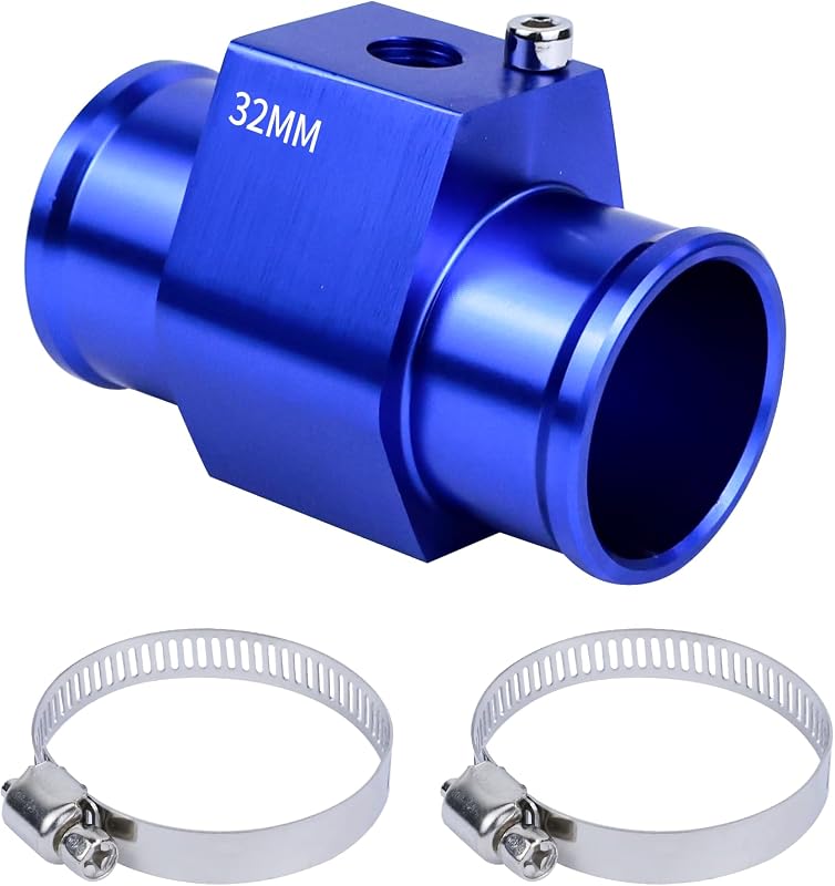 Adaptador de Mangueira para Sensor de Temperatura da Água Hovom 32 mm em Alumínio Azul – 1 unidade