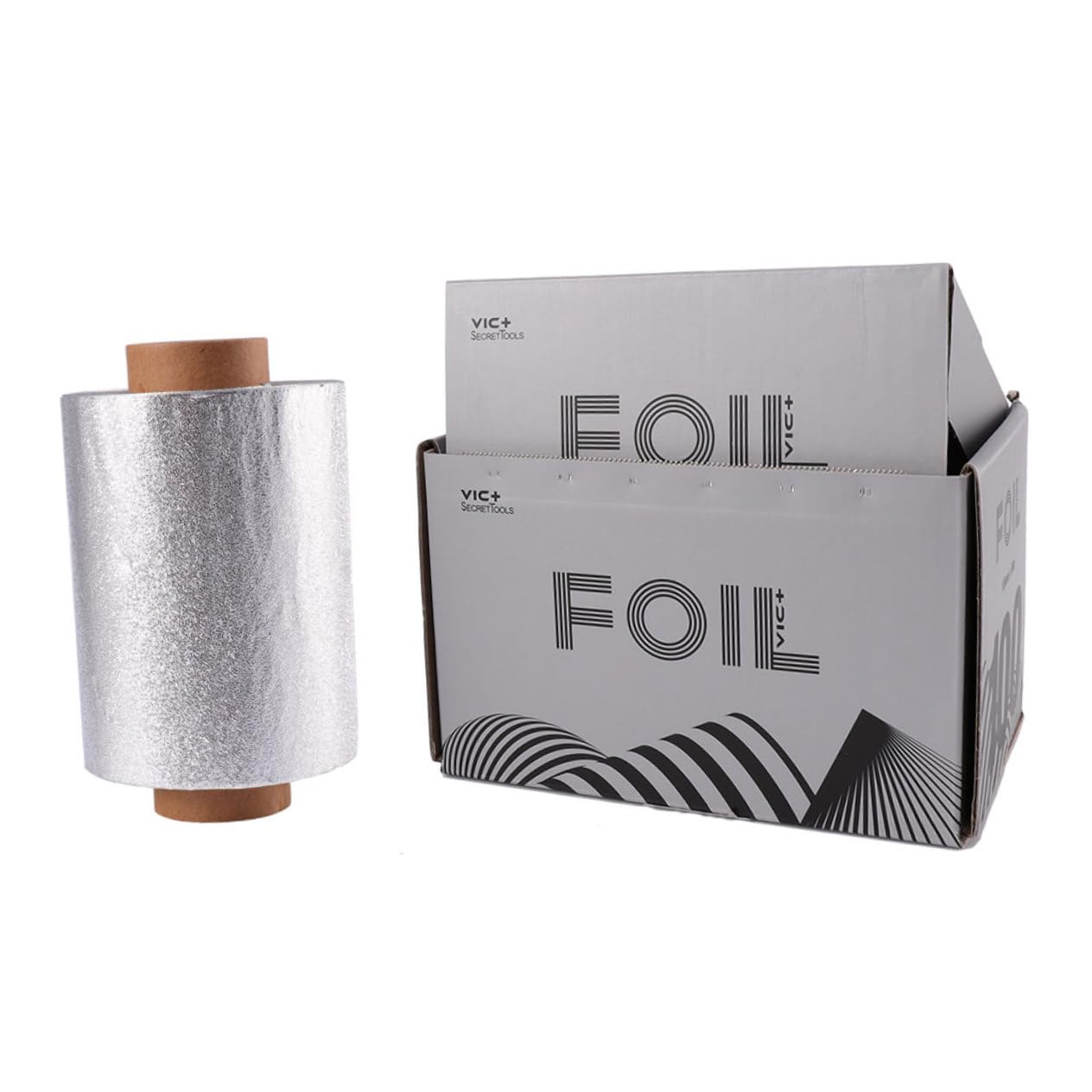 IWOWHERO Hair Foil Sheets 120mmx50m Embossed Aluminum Foil Hair Coloring Supplies Perfect for Stylists