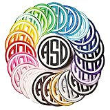 Monogram Patch Iron-on or Sew-on Applique Embroidered Patch for Uniforms, Backpacks, Christmas Stockings, Luggage