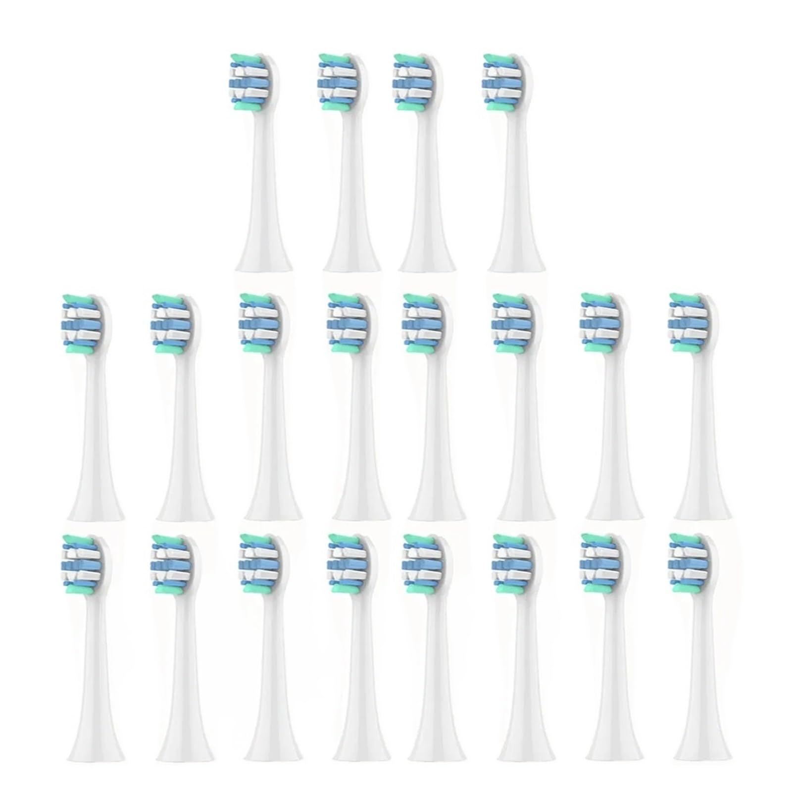 Testine di ricambio for spazzolino compatibili con la testina morbida Sonicare 4100 6500 6100 7500 5300 1100(20 pcs)