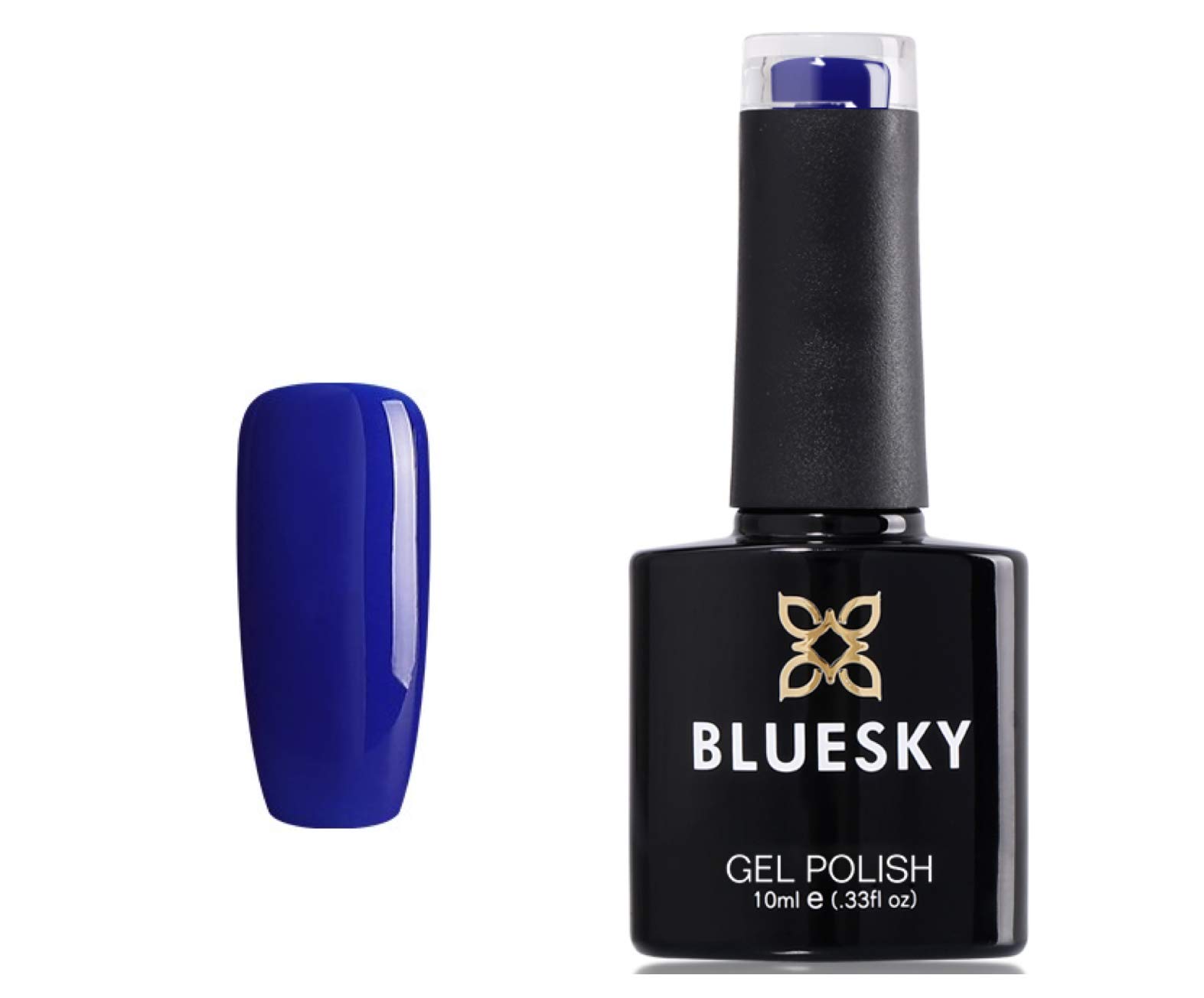 Bluesky Gel Nail Polish, Royal Blue CS23, Dark Blue, Navy, Long Lasting, Chip Resistant, 10 ml (Requires Drying Under UV LED Lamp)
