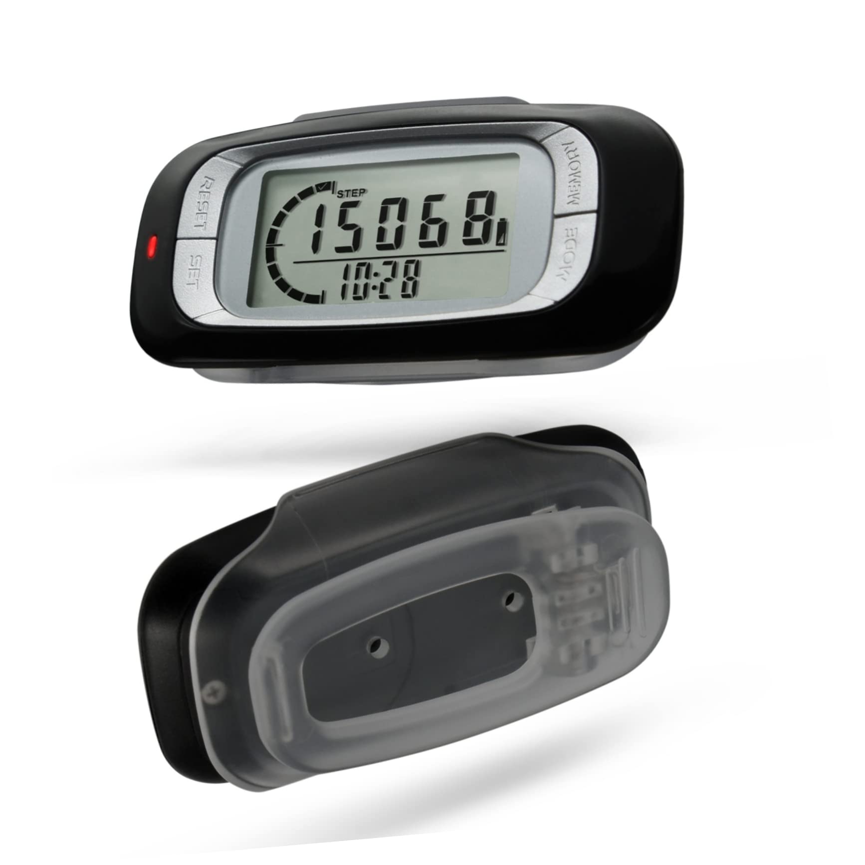 Toddmomy pédomètre podomètre podometre Compteur de Pas Professionnel Comptage de Pas Compteur de Pas pour Marcher comptoir Compteur de Marche d'escalade passomètre d'escalade Abdos