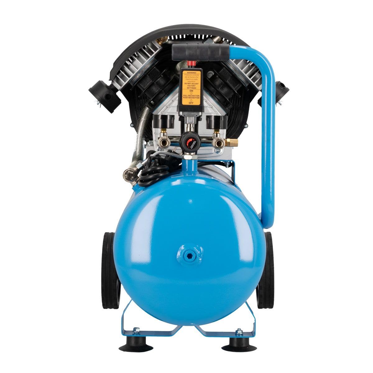 Airpress 36888, Compresor de aire de 2 pistones HL 425-50 8 bar 3 CV / 2,2 kW 260 l/min 50 L + Kit de accesorios neumáticos